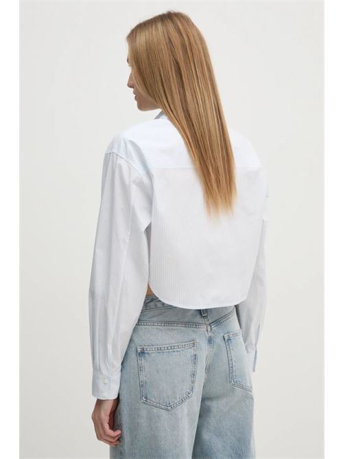 woven label cropped shirt CALVIN KLEIN JEANS | J20J2250780A8